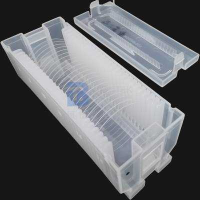 γκοφρέτα Borosilicate πυριτίου 150mm 200mm λιωμένη με το έδαφος επίπεδων ή ακρών εγκοπών