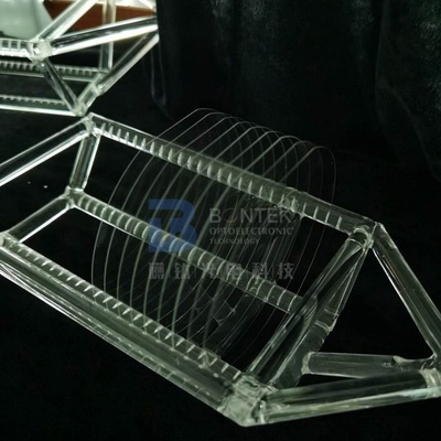 4inch 0.5mm piezo γκοφρέτα με τις σχεδιασμένες γωνίες περικοπών και την κατεύθυνση διάδοσης