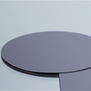 μαύρη Pyroelectric ελεύθερη LiNbO3 γκοφρέτα 0.5mm εφαρμογή ΠΡΙΟΝΙΏΝ IDT 128Y-περικοπών 8 ίντσας